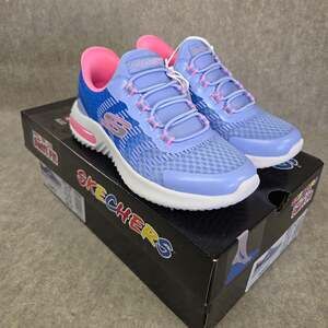 SKECHERS Hands Free Swift Fit Kids Athletic Mesh Sneakers Purple Multi US 12